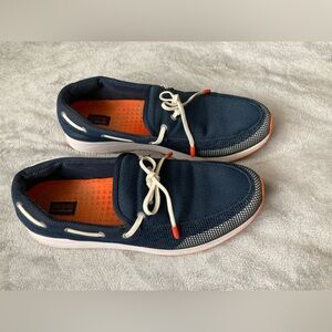 Swims Men's Blue and White Boat Shoes
